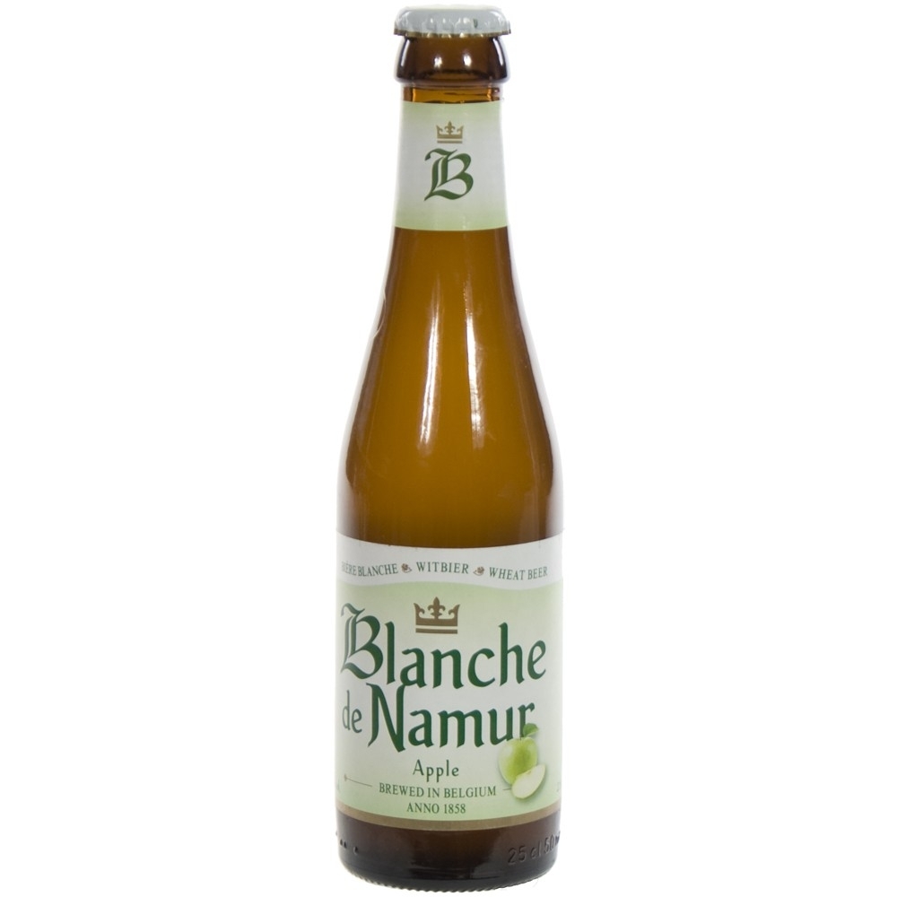 Bia Blanche de Namur Apple 3.1% Chai 250ml