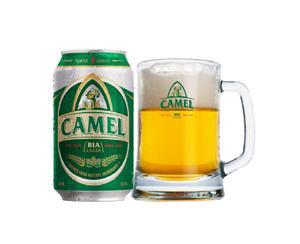 Bia Camel Lager (xanh) 330ml thùng 24 lon