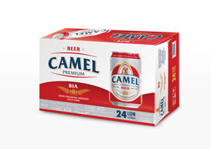 Bia Camel Premium (đỏ) thùng 24 lon 330ml