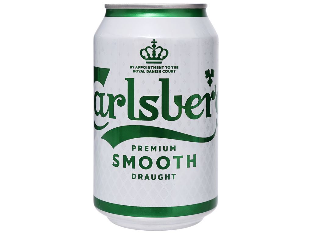 Bia Carlsberg Smooth Draught 4.8% Lốc 6 lon 330ml