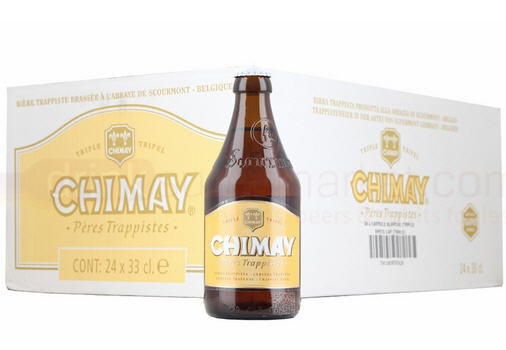Bia Chimay trắng Triple 8% – chai 33cl