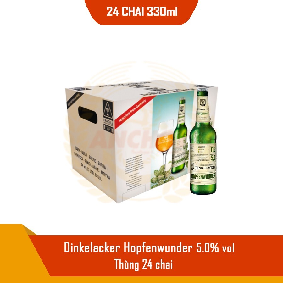 Bia Dinkelacker Hopfenwunder 5% - 24 chai 330ml