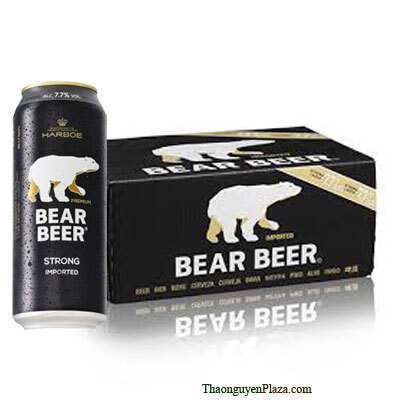 Bia Gấu Đức Bear Beer Strong 7.7% - Thùng 24 lon 500ml
