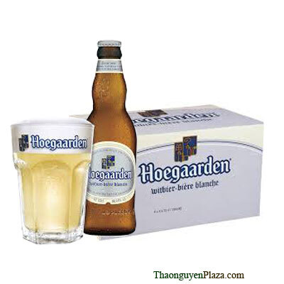 Bia Hoegaarden Trắng 4,9% - Thùng 24 chai x 330ml