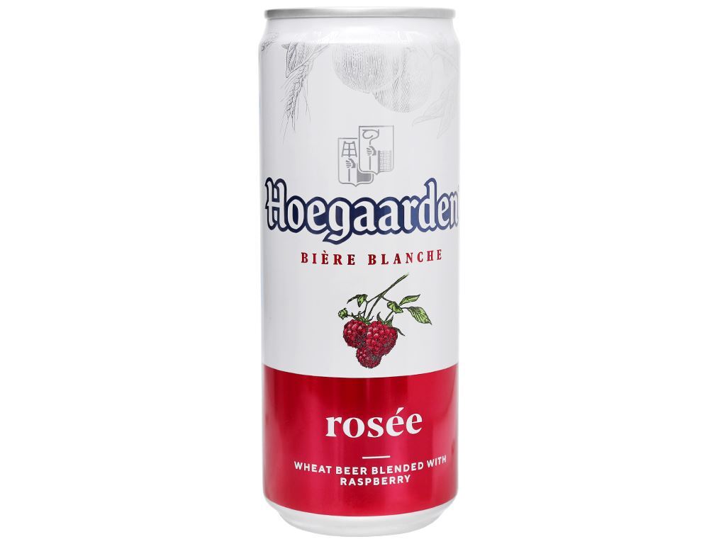 Bia Hoegaarden Rosée - thùng 24, lon 330ml