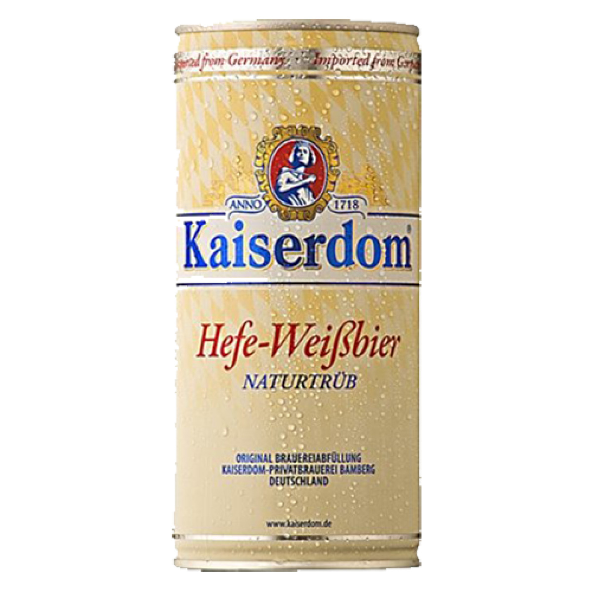 Bia Kaiserdom Hefe Weissbier 4.7% Lon 1 lít