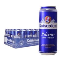 Bia Kaiserdom Pilsener 4.8% - Thùng 24 lon x 500ml