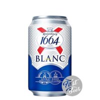 Bia Kronenbourg 1664 Blanc 5% - lon 320ml, 24 lon