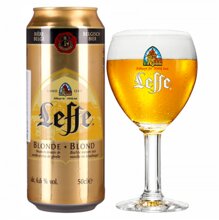 Bia Leffe Blonde vàng 6.6% thùng 24 lon 500ml