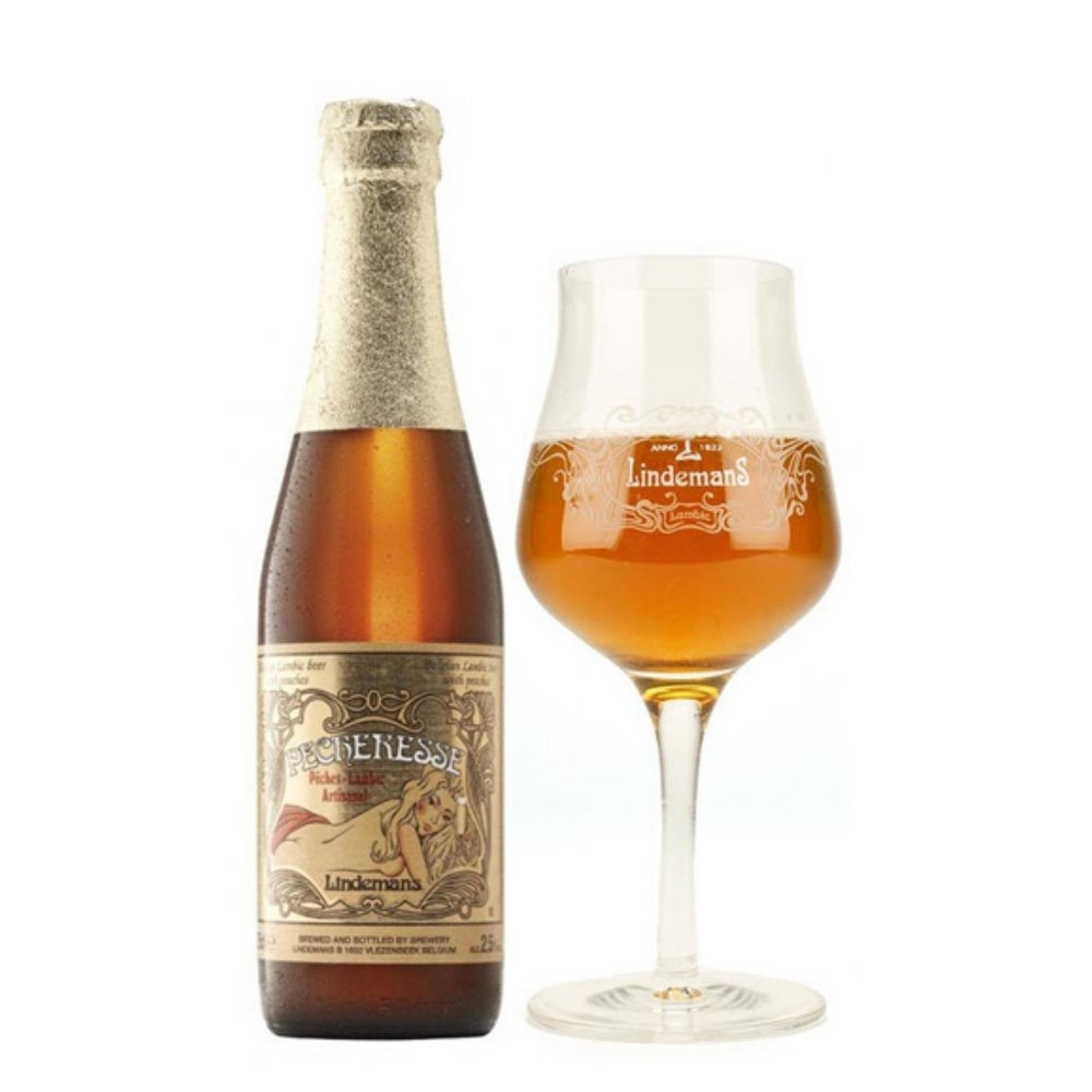 Bia Lindemans Pecheresse 2.5% Thùng 24 chai  250ml