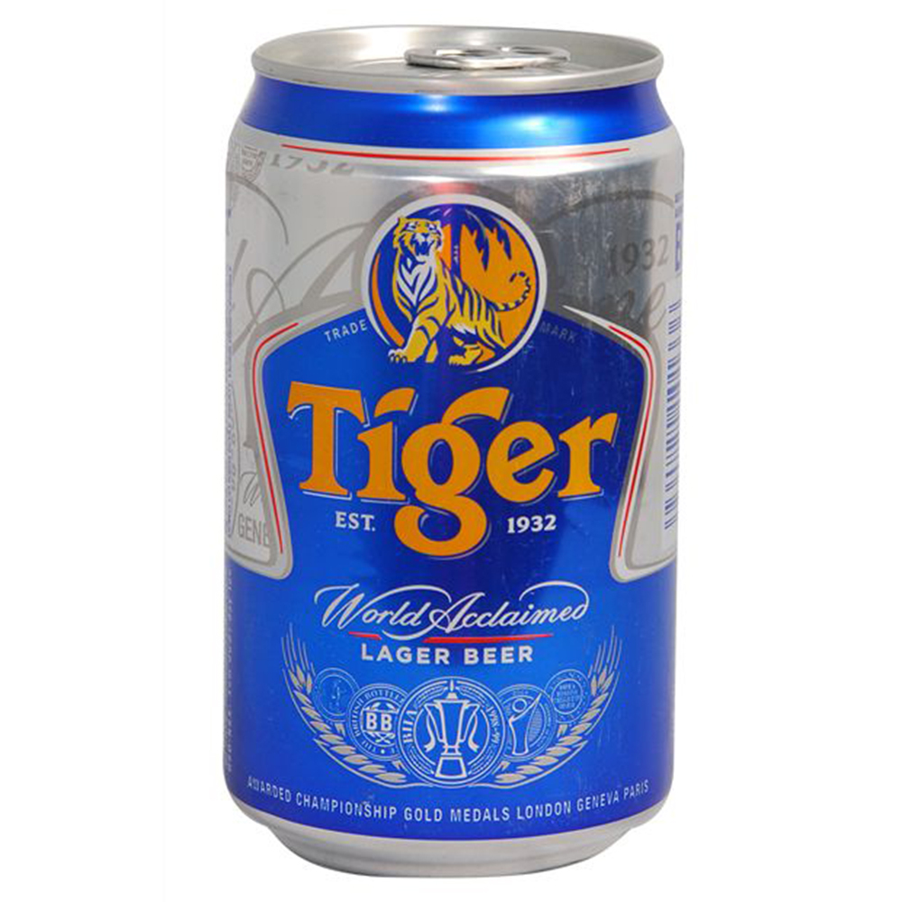 Bia lon Tiger 330ml
