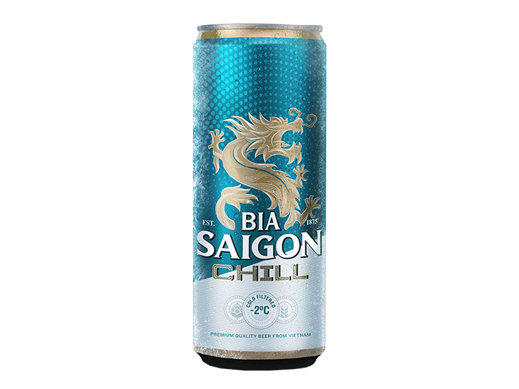 Bia Sài Gòn Chill lon 330ml