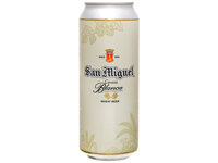 Bia San Miguel Cerveza Blanca lon 490ml
