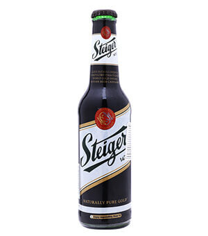 Bia Steiger Đen 4,5% Thùng 24 chai 330ml