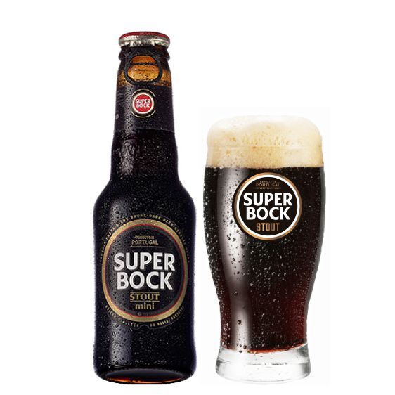 Bia Super Bock Stout 5% Bồ Đào Nha – 24 chai 250ml