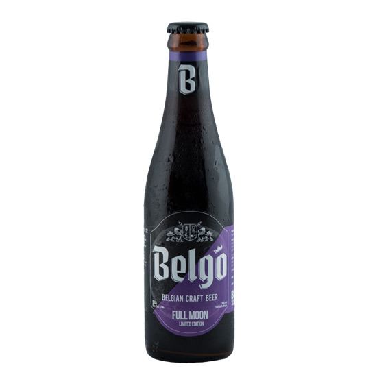 Bia thủ công Bỉ Belgo Full Moon 10% – Chai 330ml