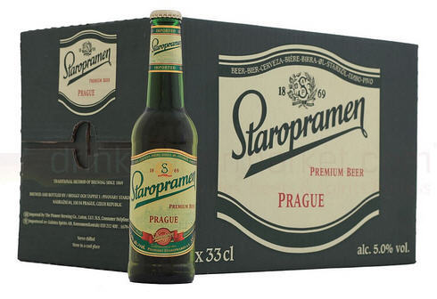 Bia Tiệp Staropramen - thùng 24 chai 330ml