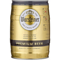 Bia Warsteiner Premium 4.8% Thùng 2 Bom x 5 lít