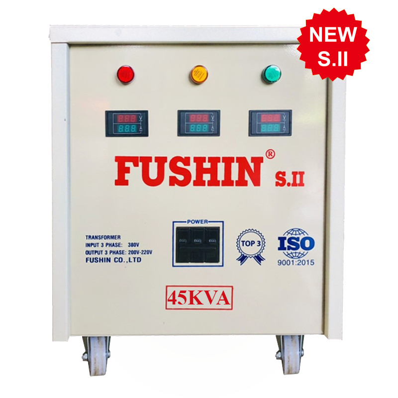 Biến áp cách ly 3 Pha 380V/220V 45KVA – Dây Đồng