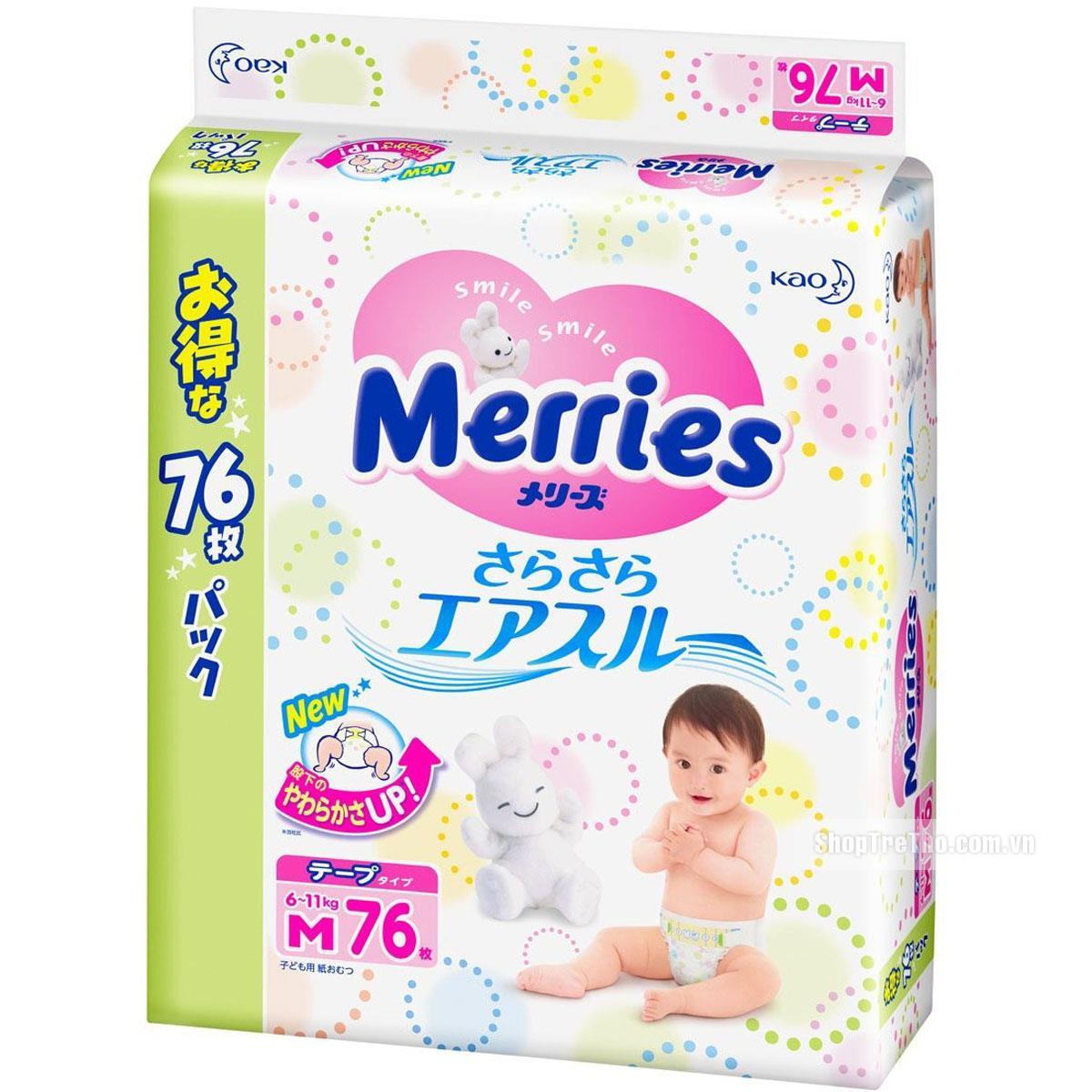 Tã quần cho bé Merries L64 - 9-14kg