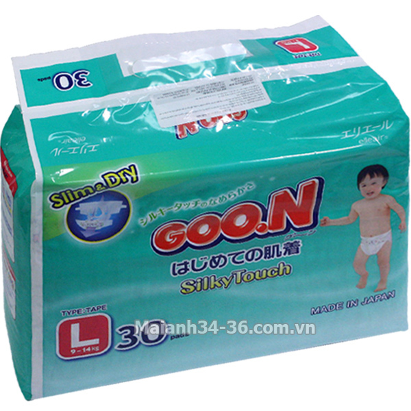 Tã giấy Goo.n L30 (dành cho trẻ từ 9-14kg)