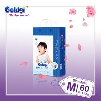 Bỉm Goldgi M60 tã quần (6-11 kg)