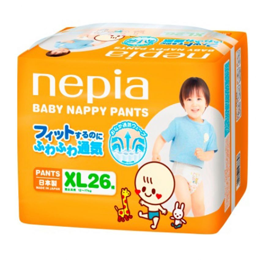 Tã quần Nepia XL26 (dành cho trẻ trên 12kg)