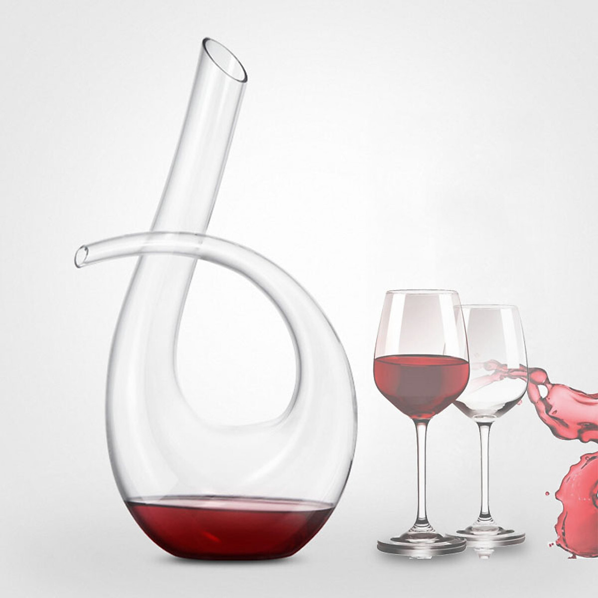 Bình Crytal glass wine decante 1.2l