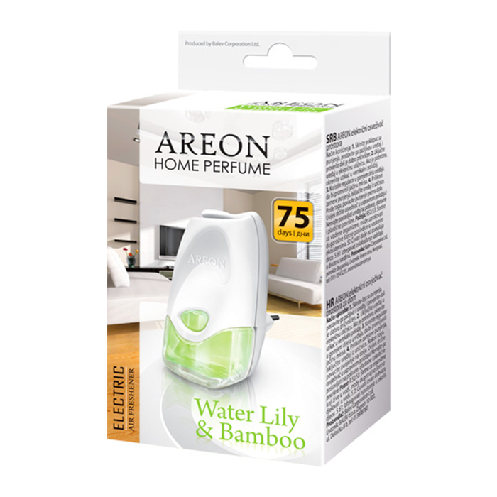 Bình nước hoa cắm điện Areon Home Perfume Electric Water Lily & Bamboo AHP02