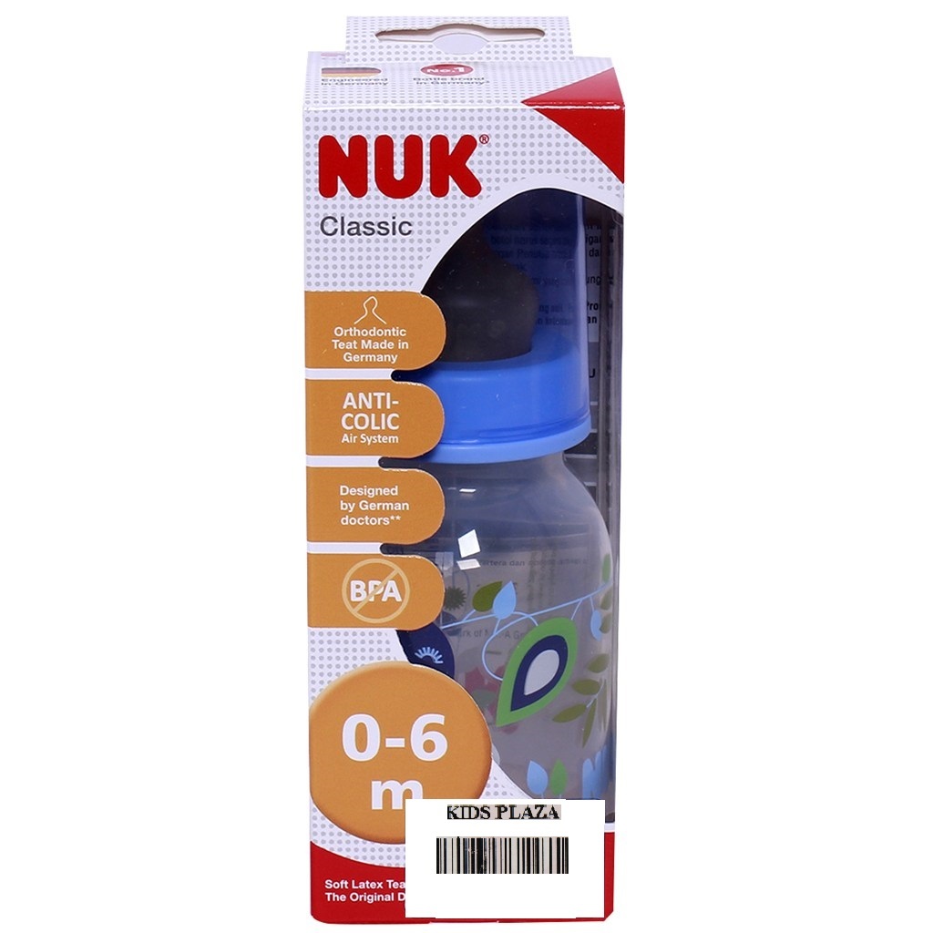 Bình sữa cao su cổ hẹp Nuk 110ml 743607