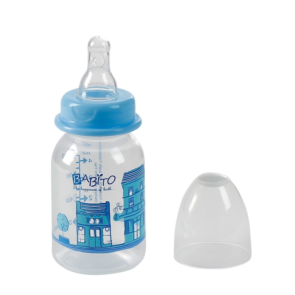 Bình sữa cổ thường nhựa PP Babito LS21P2126 - 120ml