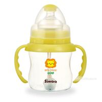 Bình sữa hồ lô cổ rộng  tay cầm Pes Simba S6887 - 150ml
