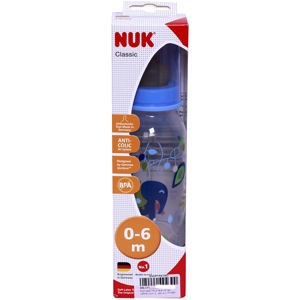 Bình sữa nhựa Nuk cổ hẹp 240ml 741606