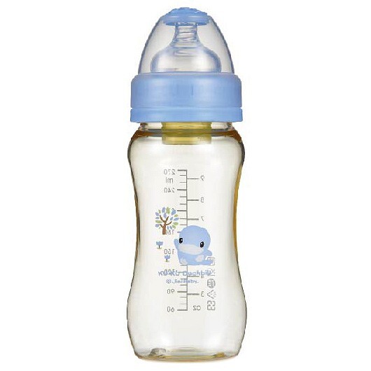 Bình Sữa Nhựa PES Cổ Rộng Kuku KU5827 - 280 ml