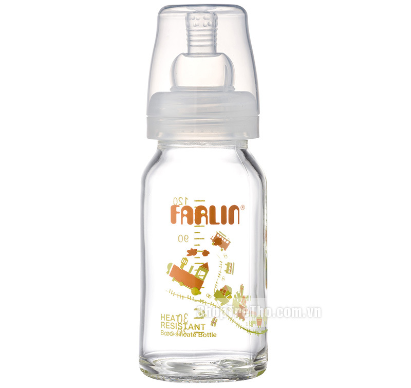 Bình sữa thủy tinh Farlin TOP-808G - 120ml