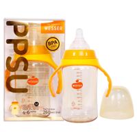 Bình sữa Wesser PPSU 260ml (4M+)