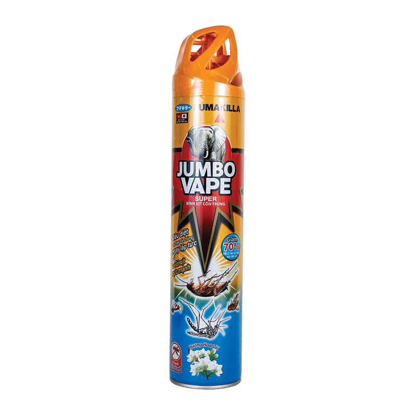 Bình xịt đuổi muỗi Jumbo Vape - 600 ml