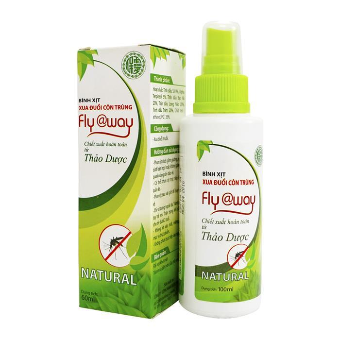 Bình xịt xua đuổi côn trùng Fly@way Bảo Nhiên 100ml