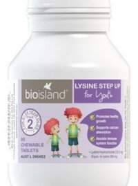 Bioisland Lysine tăng chiều cao cho bé - 60 viên