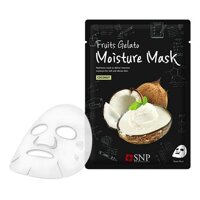 Bộ 10 miếng mặt nạ dưỡng ẩm bằng tinh chất dừa và sữa SNP Fruits Gelato Moisture Mask