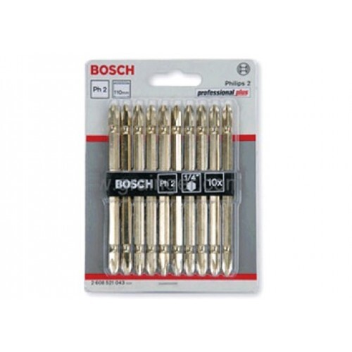 Bộ 10 mũi vặn vít Bosch 2608521043