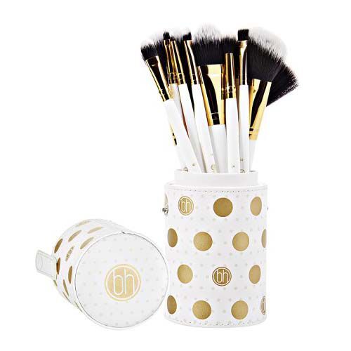Bộ 11 Cọ BH Cosmetics Dot Collection 11 Piece Brush Set White