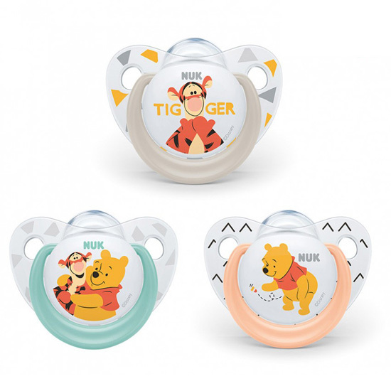 Bộ 2 ti giả silicone Nuk Disney Sleeptime 6-18M NU34341