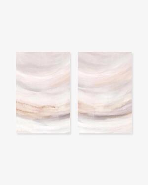 Bộ 2 tranh Neutral Abstract