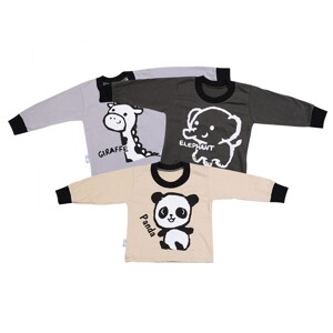 Bộ 3 Áo Cổ Bo In Mihababy ATD14