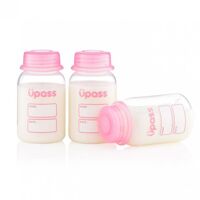 Bộ 3 bình trữ sữa Upass - 125ml