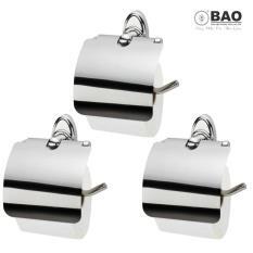 Bộ 3 cái hộp giấy vệ sinh BAO M2-2003 (INOX 304)