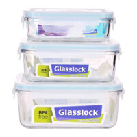 Bộ 3 hộp đựng thực phẩm Glasslock GL1044
