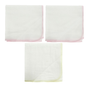 Bộ 3 khăn tắm gạc 3 Lớp Nanio A0194 85x85Cm