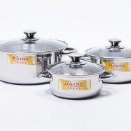 Bộ 3 nồi inox Rainy RN-06K